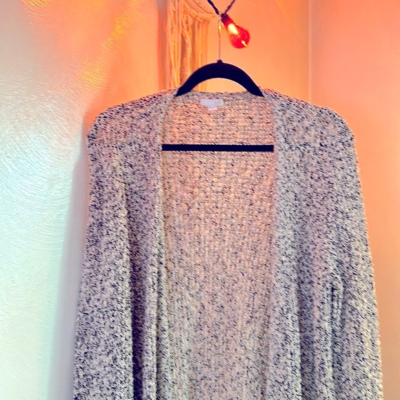 ⭐️J.JILL Knit Cream & Black Speckled Sweater, Sz.L, Cozy & Chic! 💙❄️😁 - Picture 8 of 13